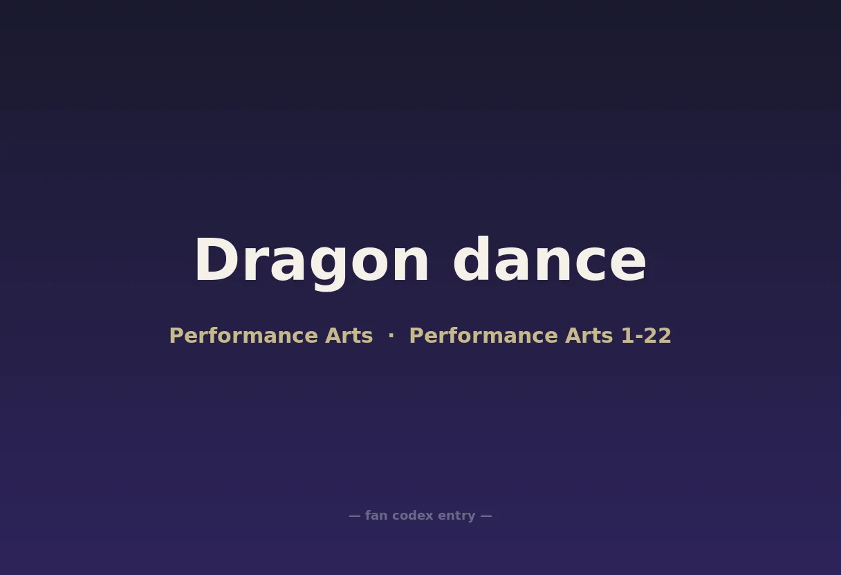 Dragon dance