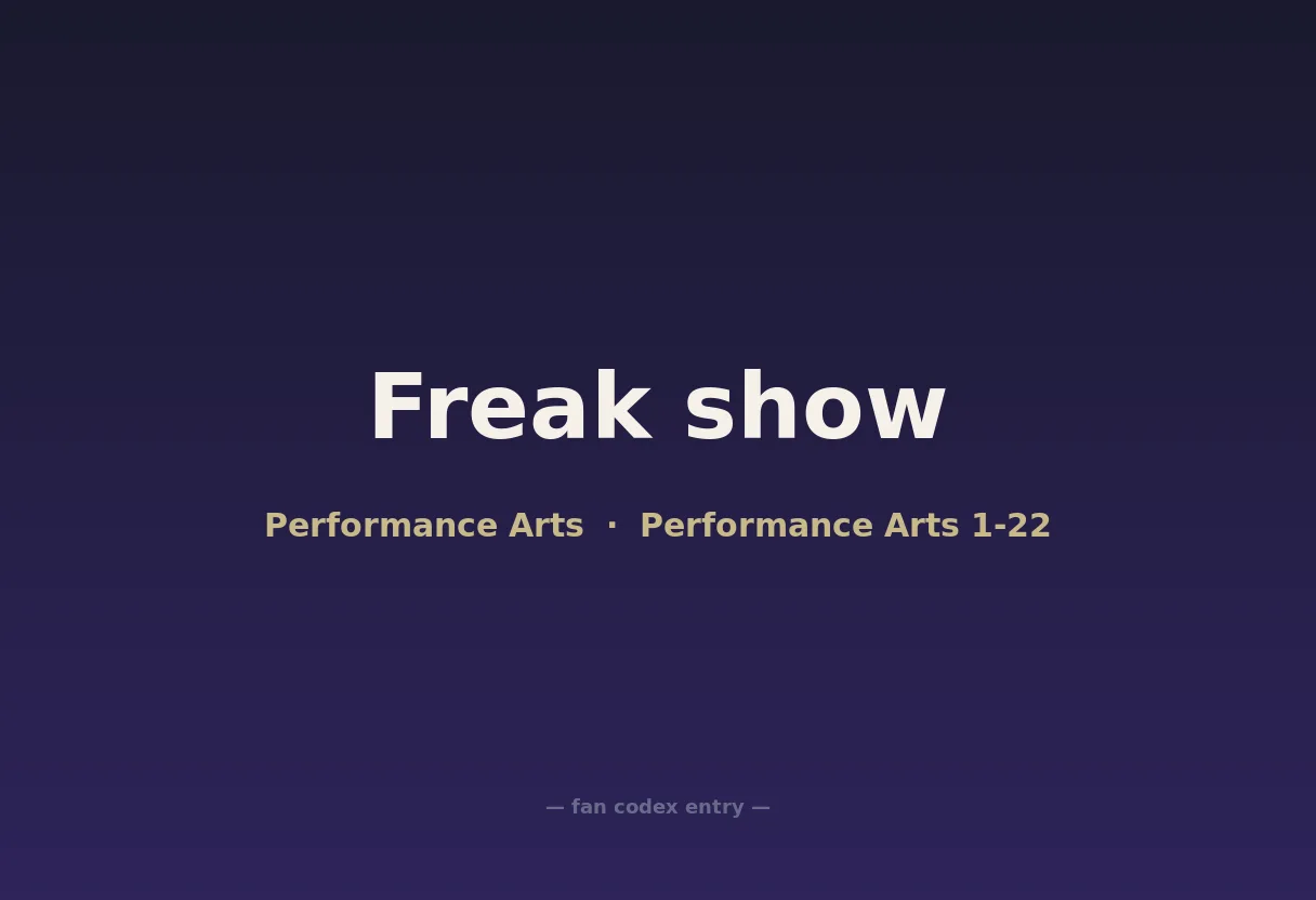 Freak show