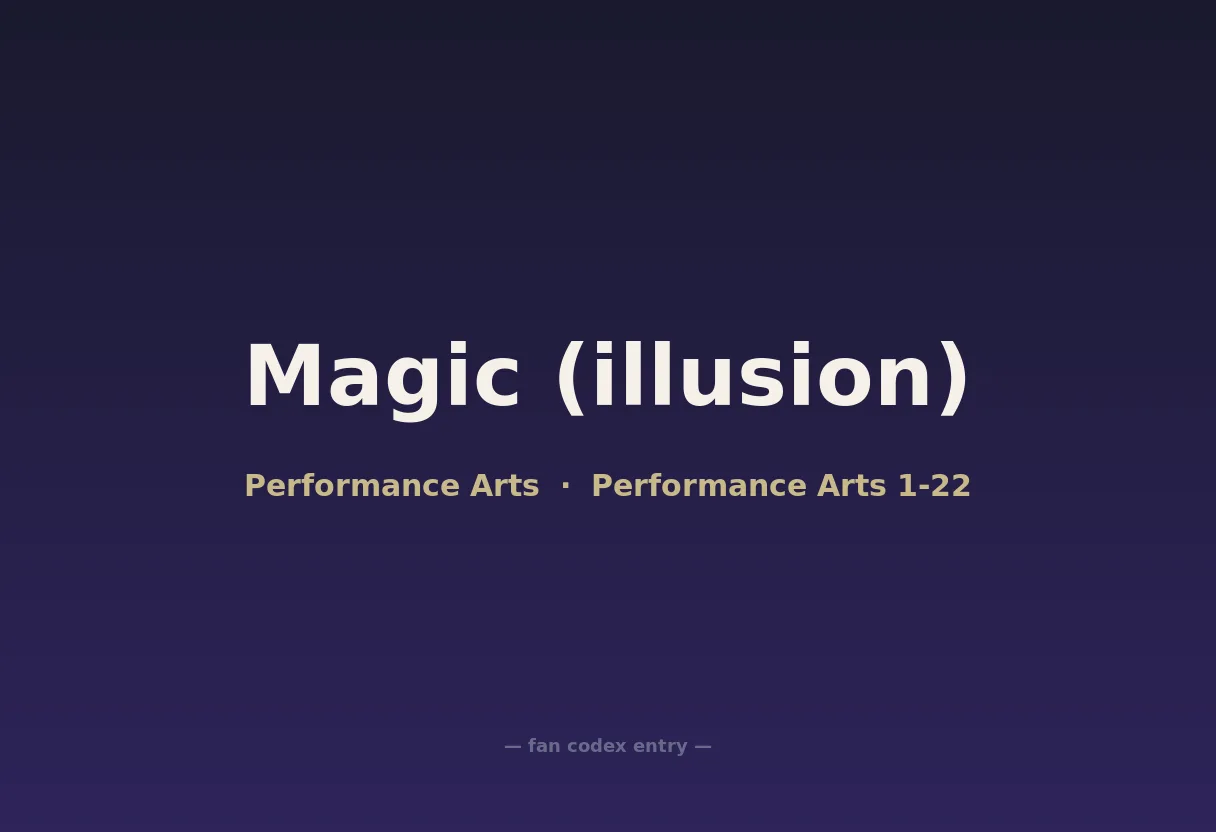 Magic (illusion)